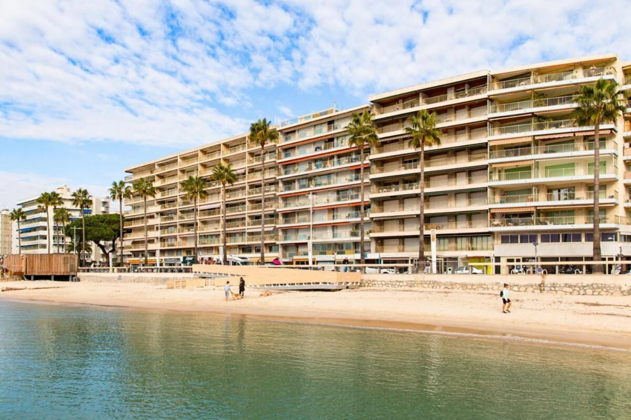 Air-Conditioned Apartment With Sea View And At The Foot Of The Beaches Αντίμπ Εξωτερικό φωτογραφία